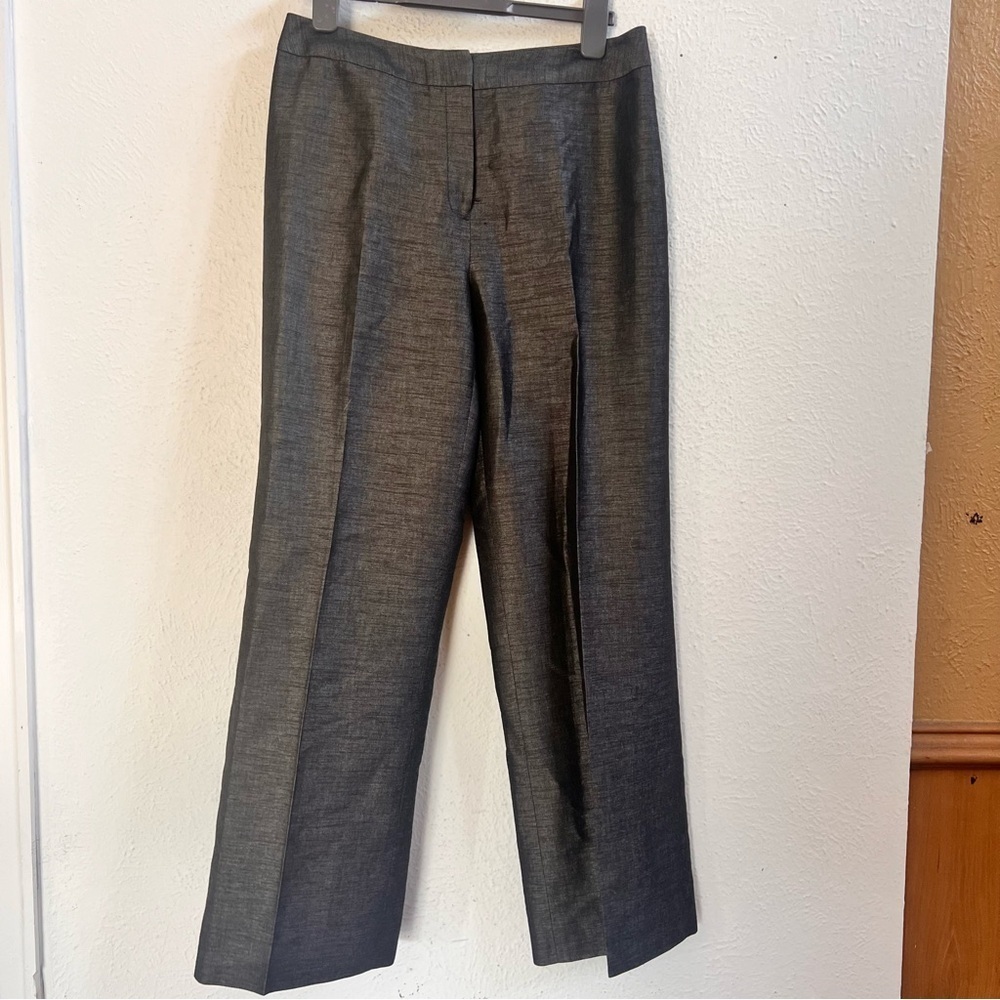 - Lafayette gray silver sheen trousers